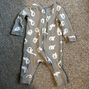 3-6M Halloween Ghost PJ's